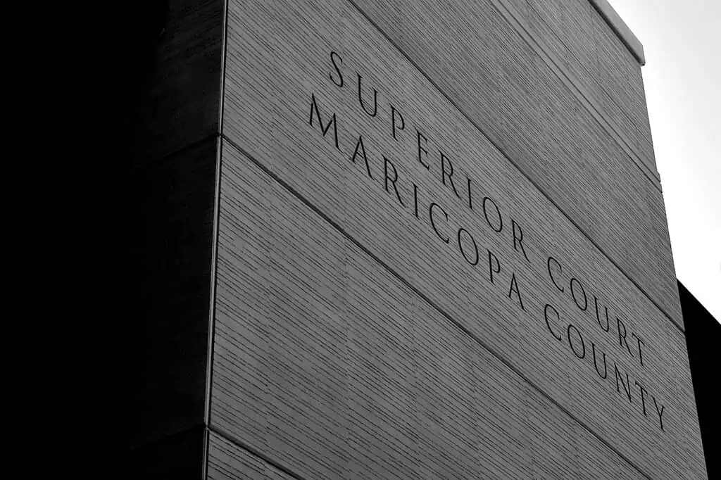 Photo of Superior Court in Maricopa County where Borowsky was awarded millions of dollars