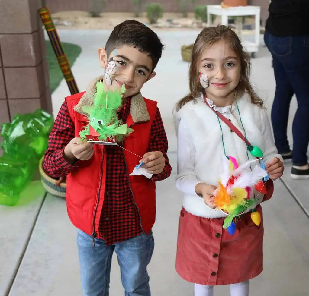 Children at a recent Christmas event in north Phoenix