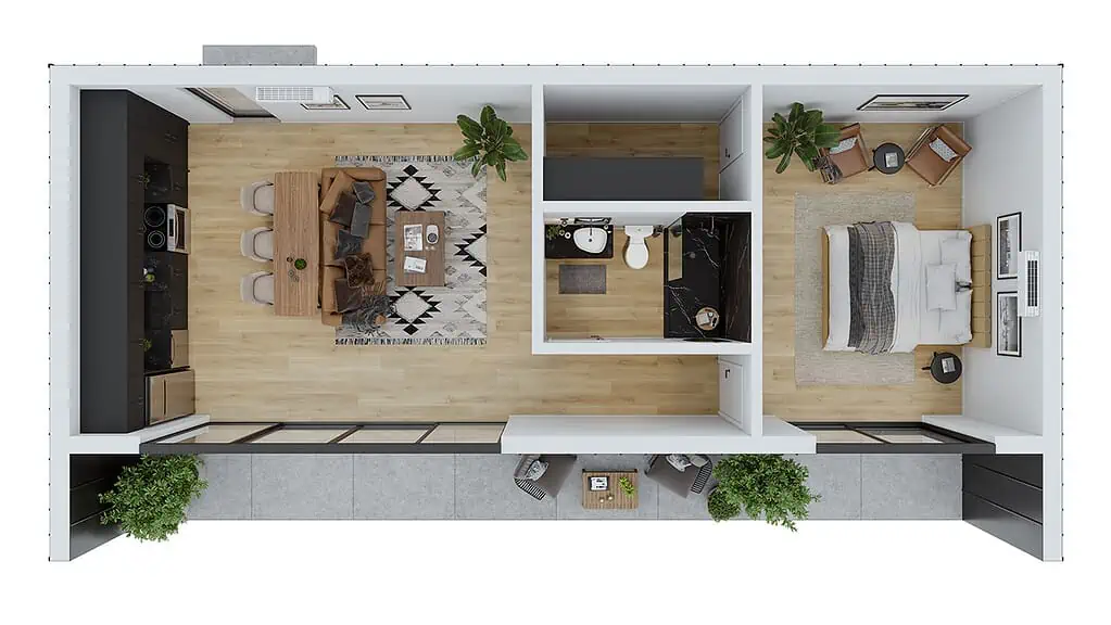 Photo of layout of Minimal Living Concepts