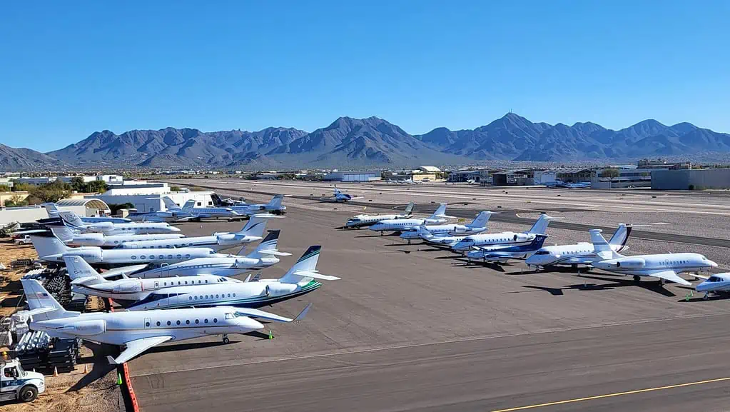 photo of jets at Scottsdale Airport