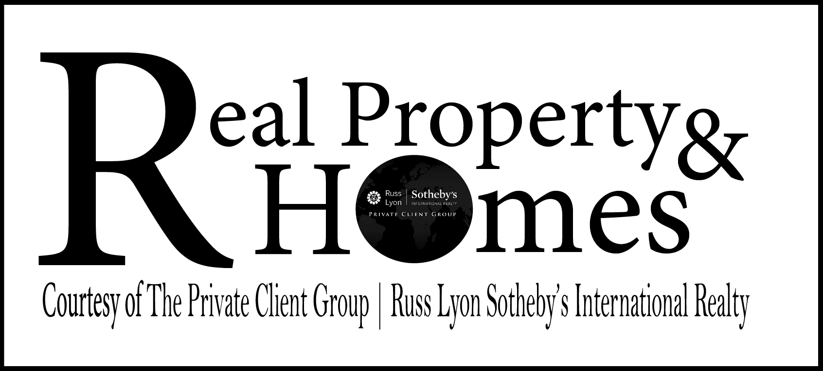 Real Property Homes BW Logo