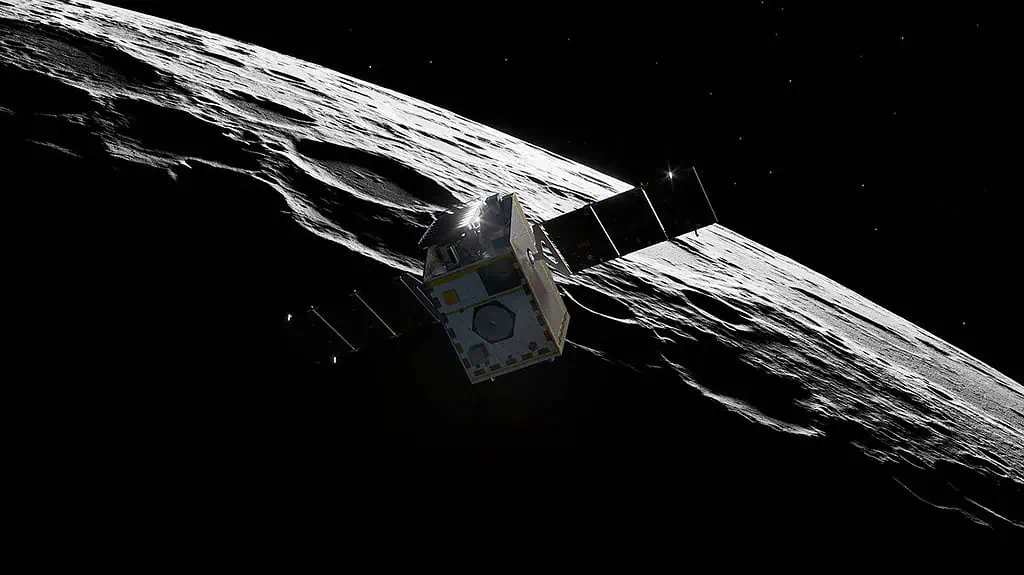 Photo of water on the moon search