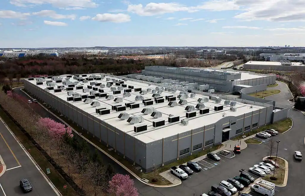 Photo of data center