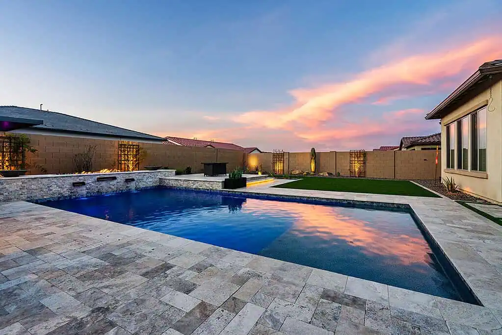 Photo of backyard pools