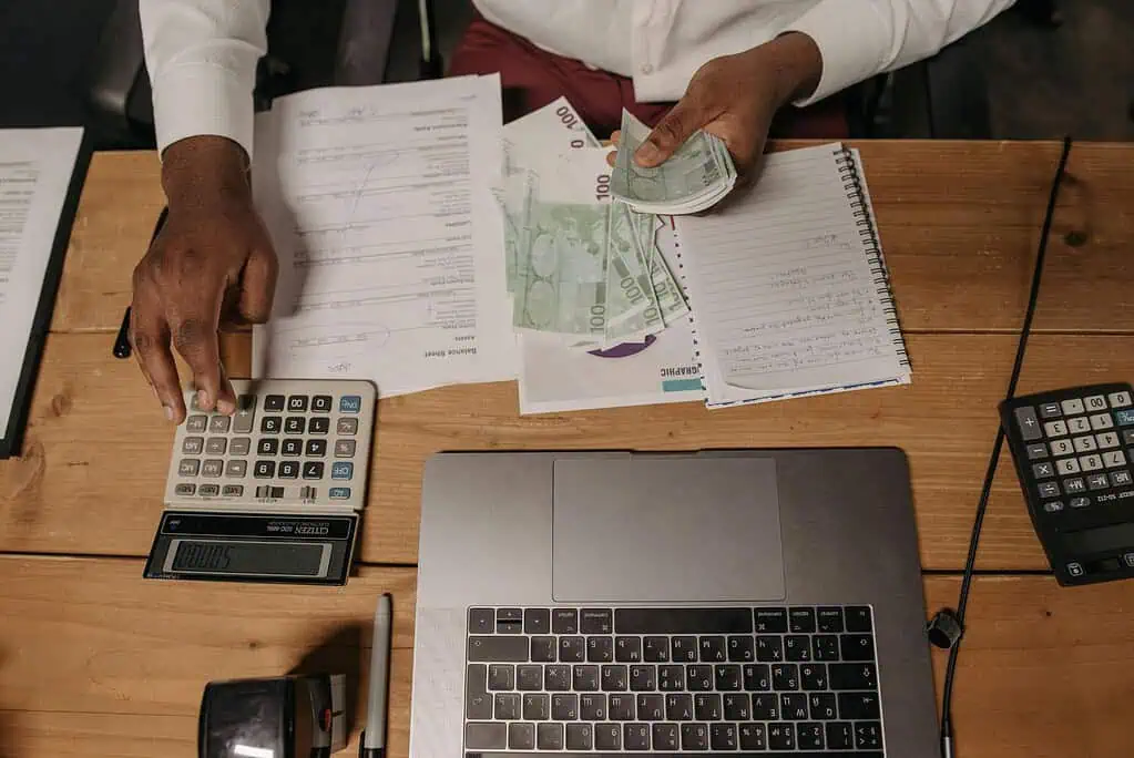 Photo of monthly expenses