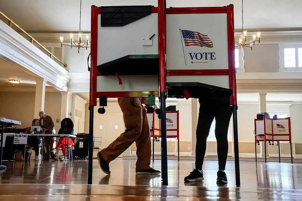 Photo of Voting Machine